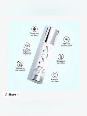 Color Wow Dream Filter Blonde Hair pre shampoo mineral remover